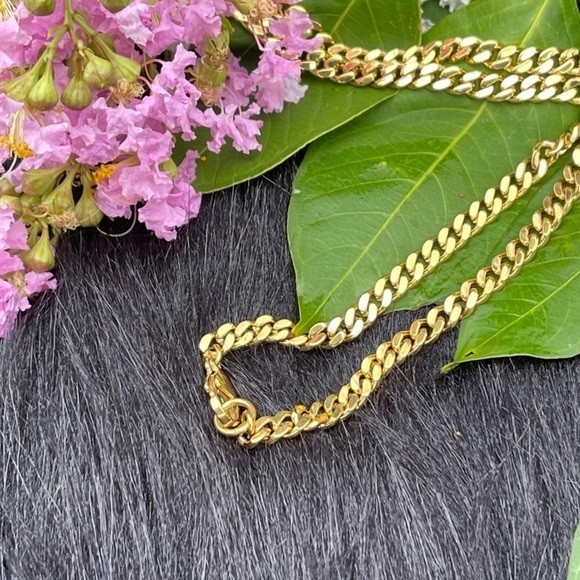 NWT Adornia 14k Gold Vermeil Cuban Chain Link Necklace - Picture 14 of 14